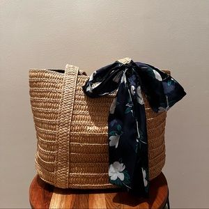 Draper James Straw Summer Bag